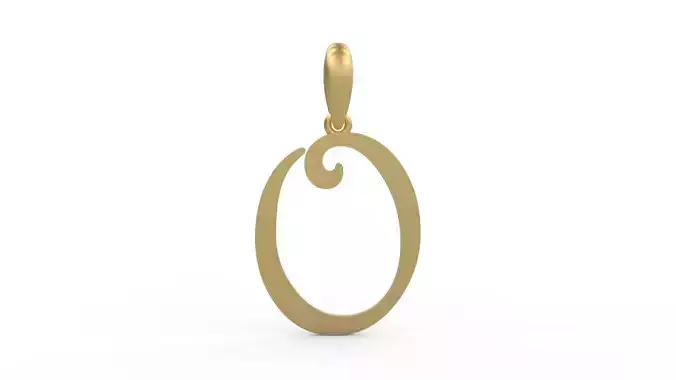 Initial Letters Pendant Harrington O