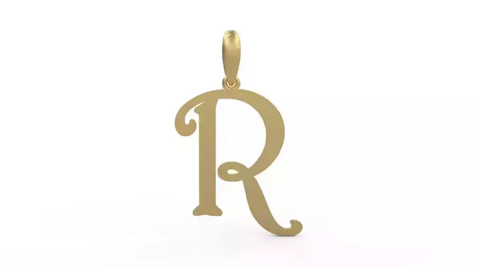 Initial Letters Pendant Harrington R