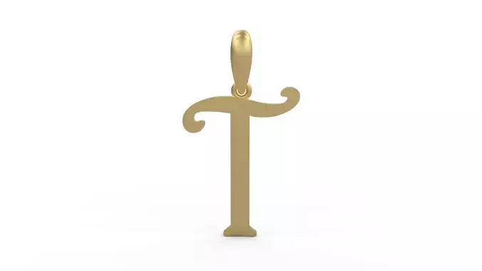 Initial Letters Pendant Harrington T