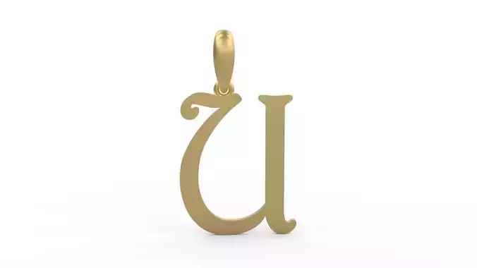 Initial Letters Pendant Harrington U