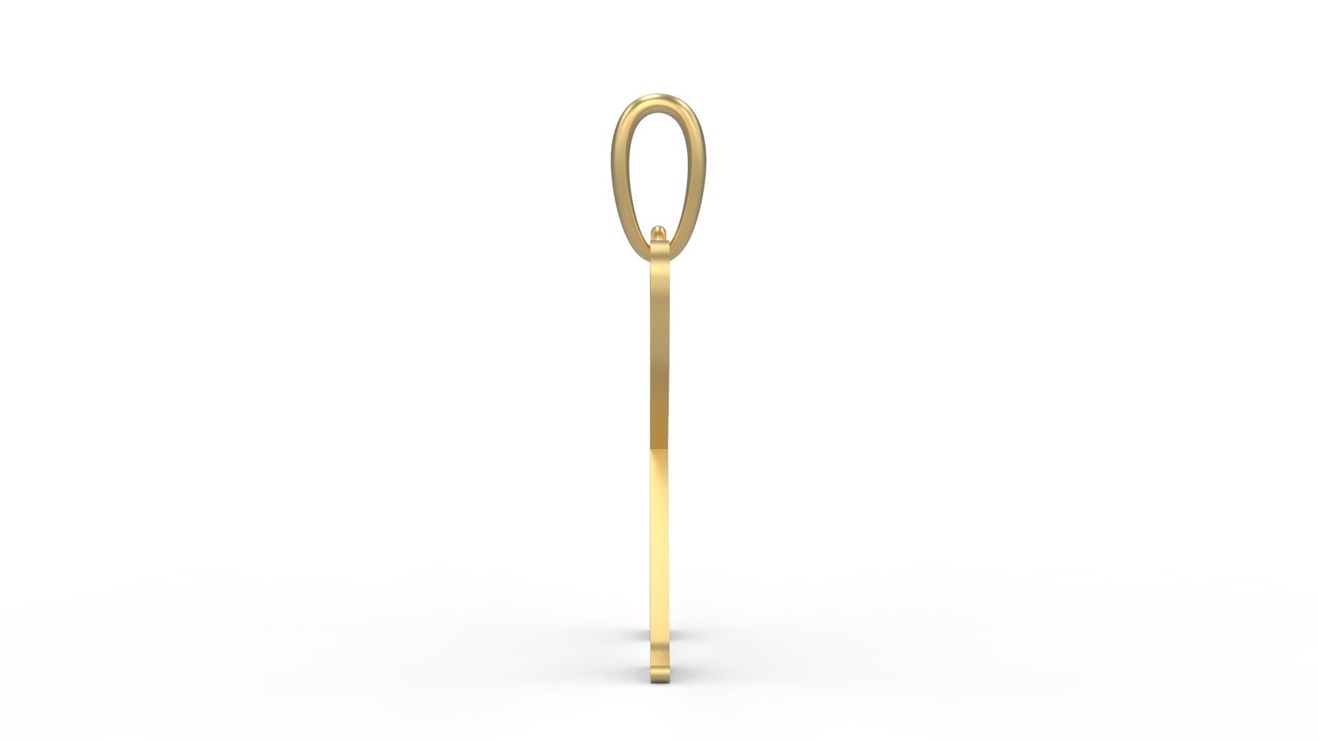 Initial Letters Pendant Harrington X 3D print model_2