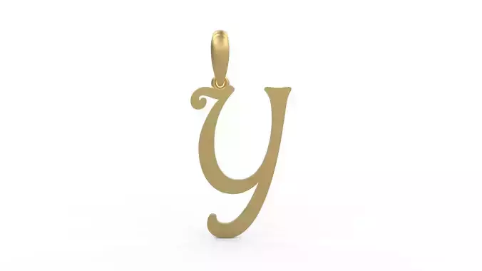 Initial Letters Pendant Harrington Y
