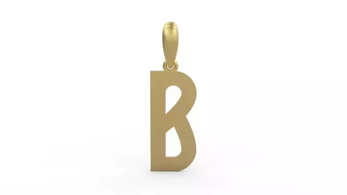 Initial Letters Pendant Haster B