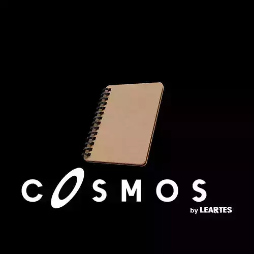 Notebook spiral Low-poly 3D model