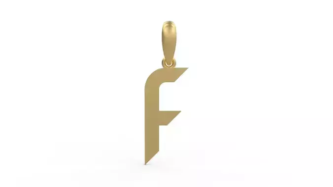 Initial Letters Pendant Haster F
