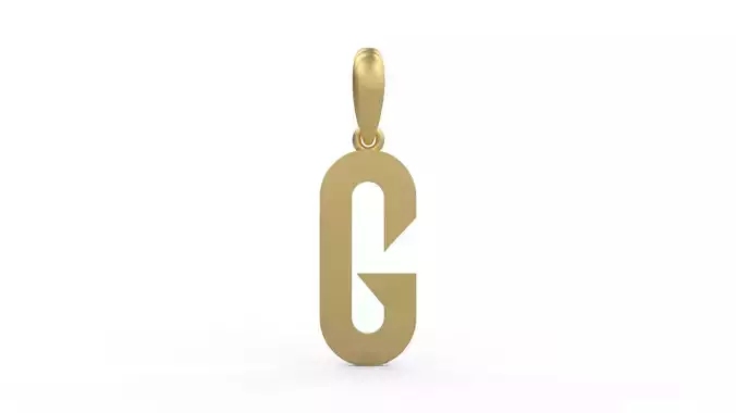 Initial Letters Pendant Haster G