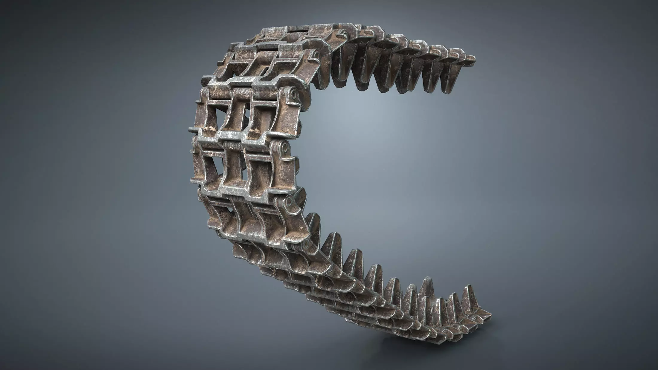 T-70 SU-76 Tracks Low-poly 3D model_0