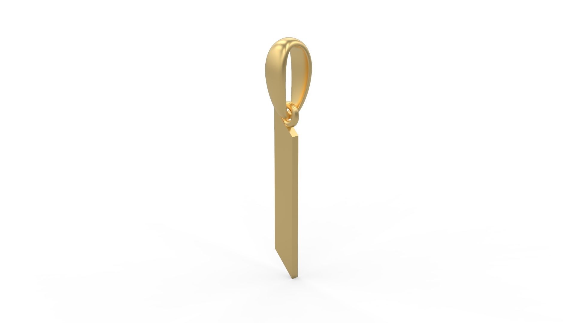 Initial Letters Pendant Haster I 3D print model_1