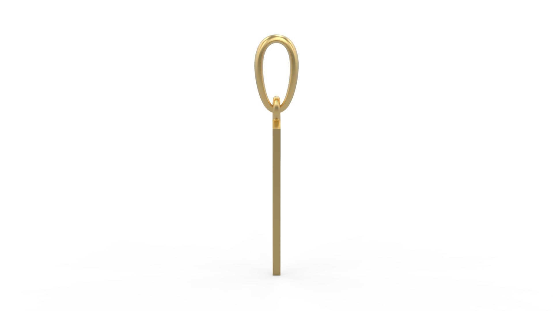 Initial Letters Pendant Haster I 3D print model_2