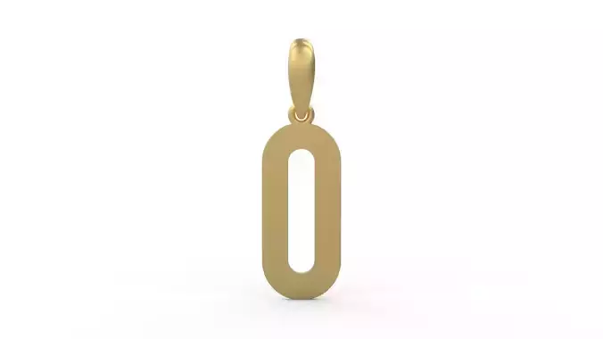 Initial Letters Pendant Haster O