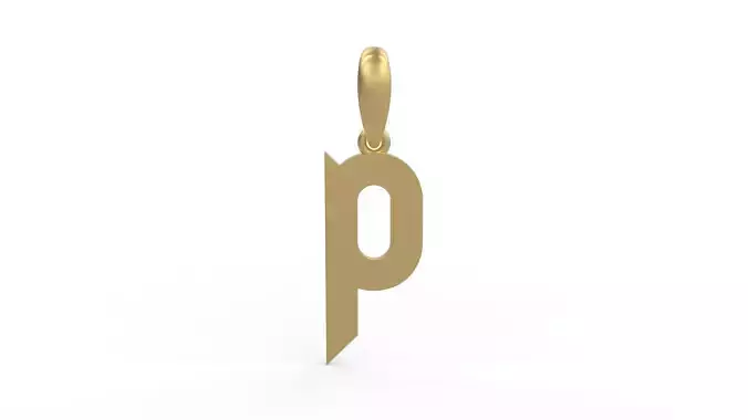 Initial Letters Pendant Haster P