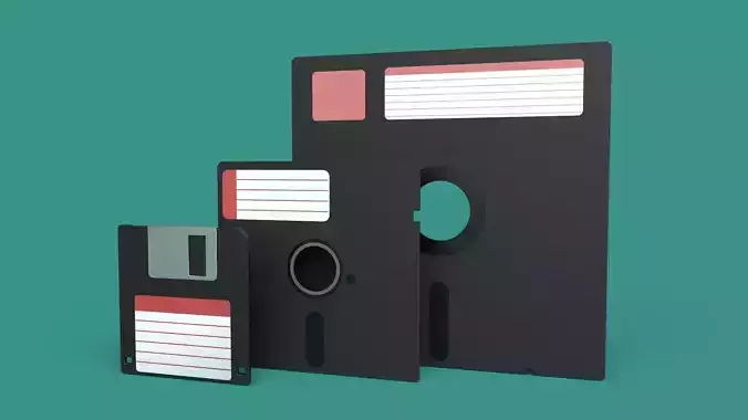 Floppy Disks 3D model