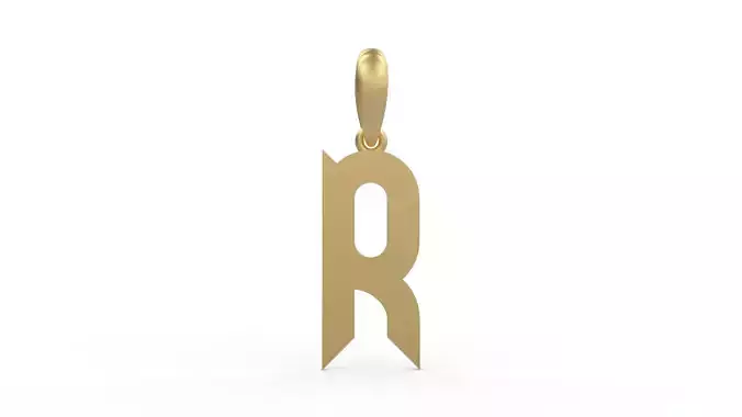 Initial Letters Pendant Haster R