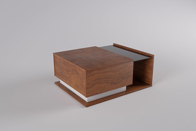 Coffee table Low-poly 3D model