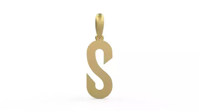 Initial Letters Pendant Haster S