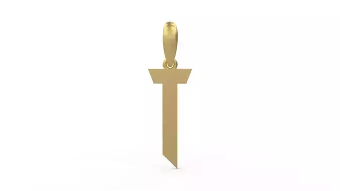 Initial Letters Pendant Haster T