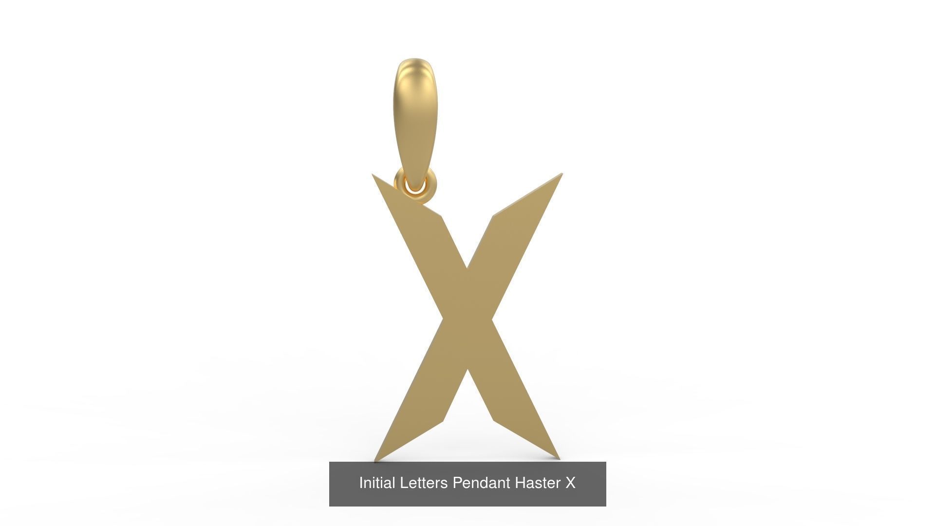 Initial Letters Pendant Alphabets Haster 3D Model Collection_26