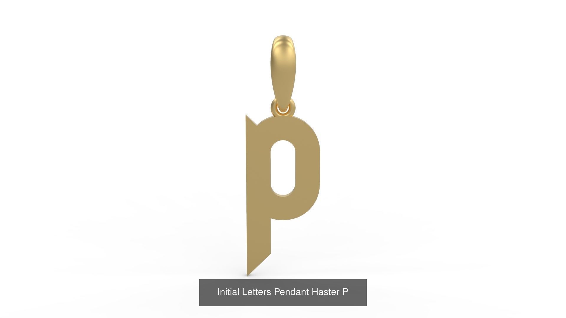 Initial Letters Pendant Alphabets Haster 3D Model Collection_18