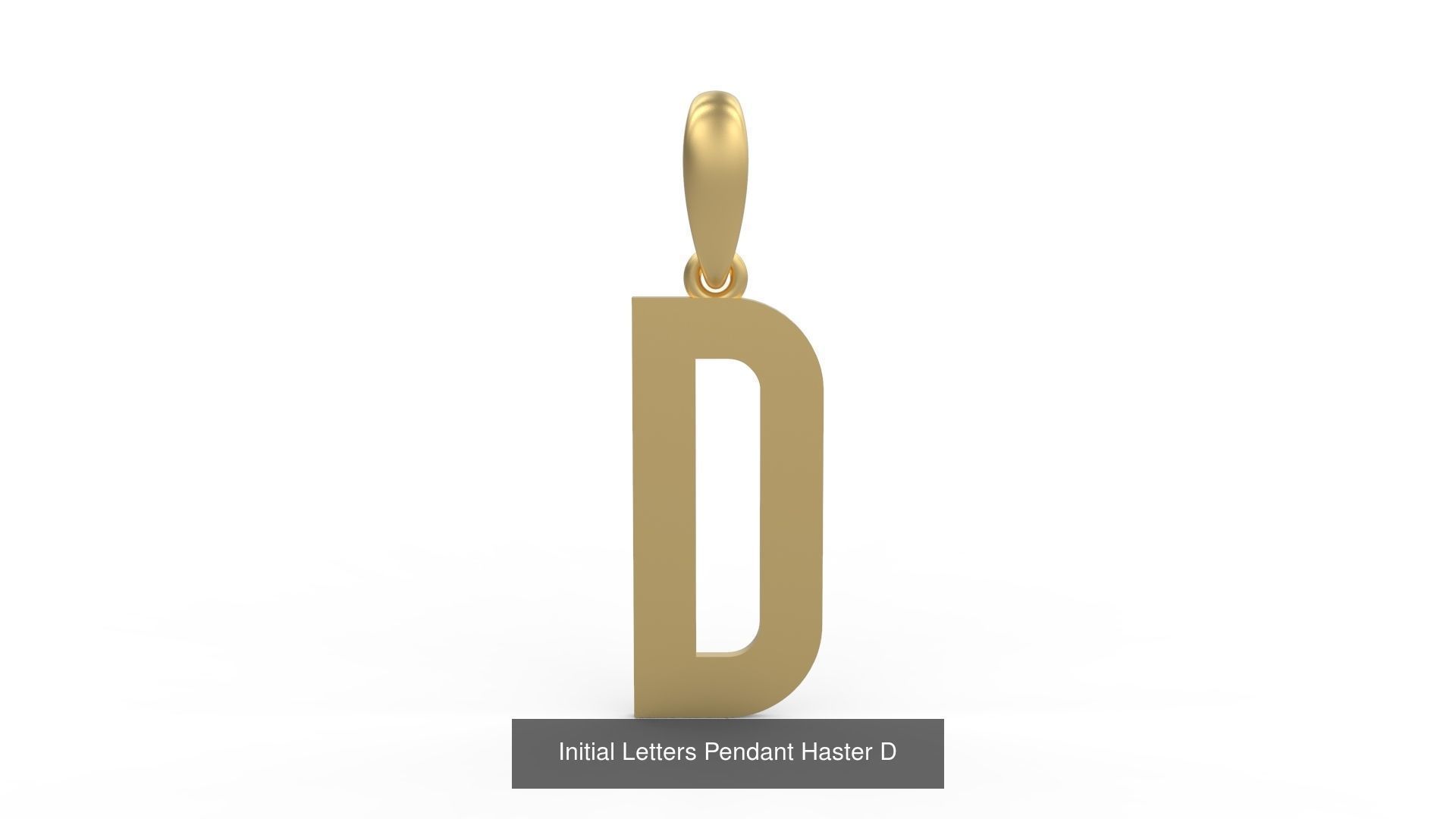 Initial Letters Pendant Alphabets Haster 3D Model Collection_6