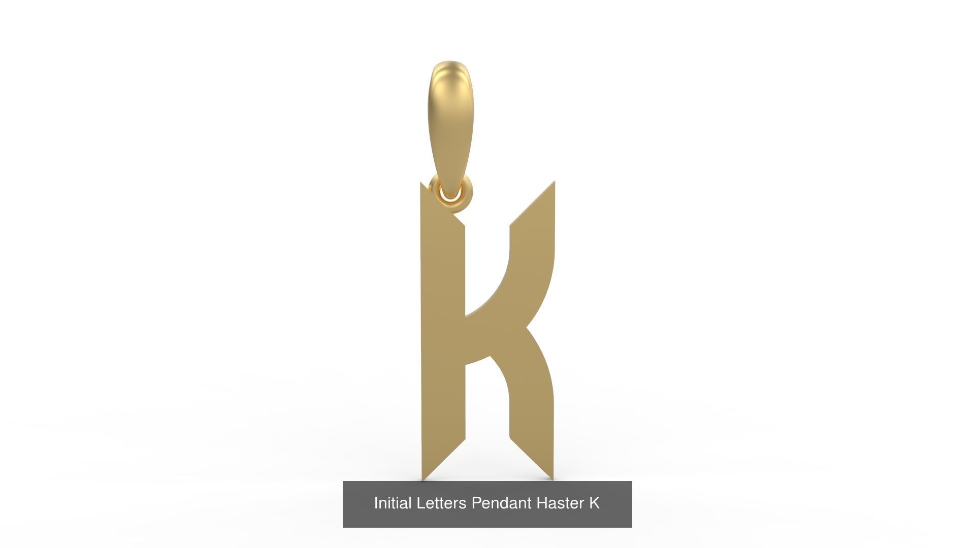 Initial Letters Pendant Alphabets Haster 3D Model Collection_13