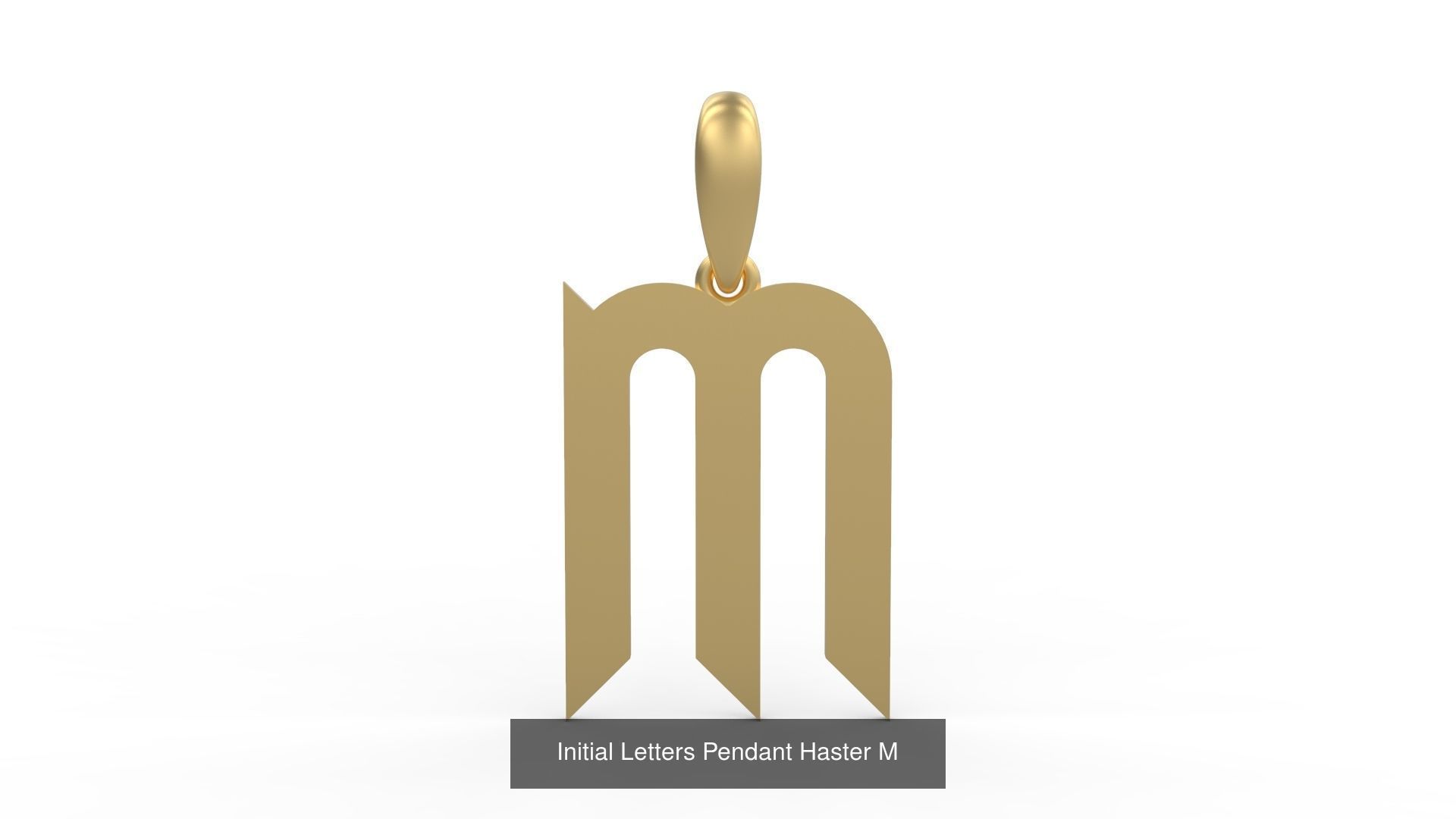 Initial Letters Pendant Alphabets Haster 3D Model Collection_15