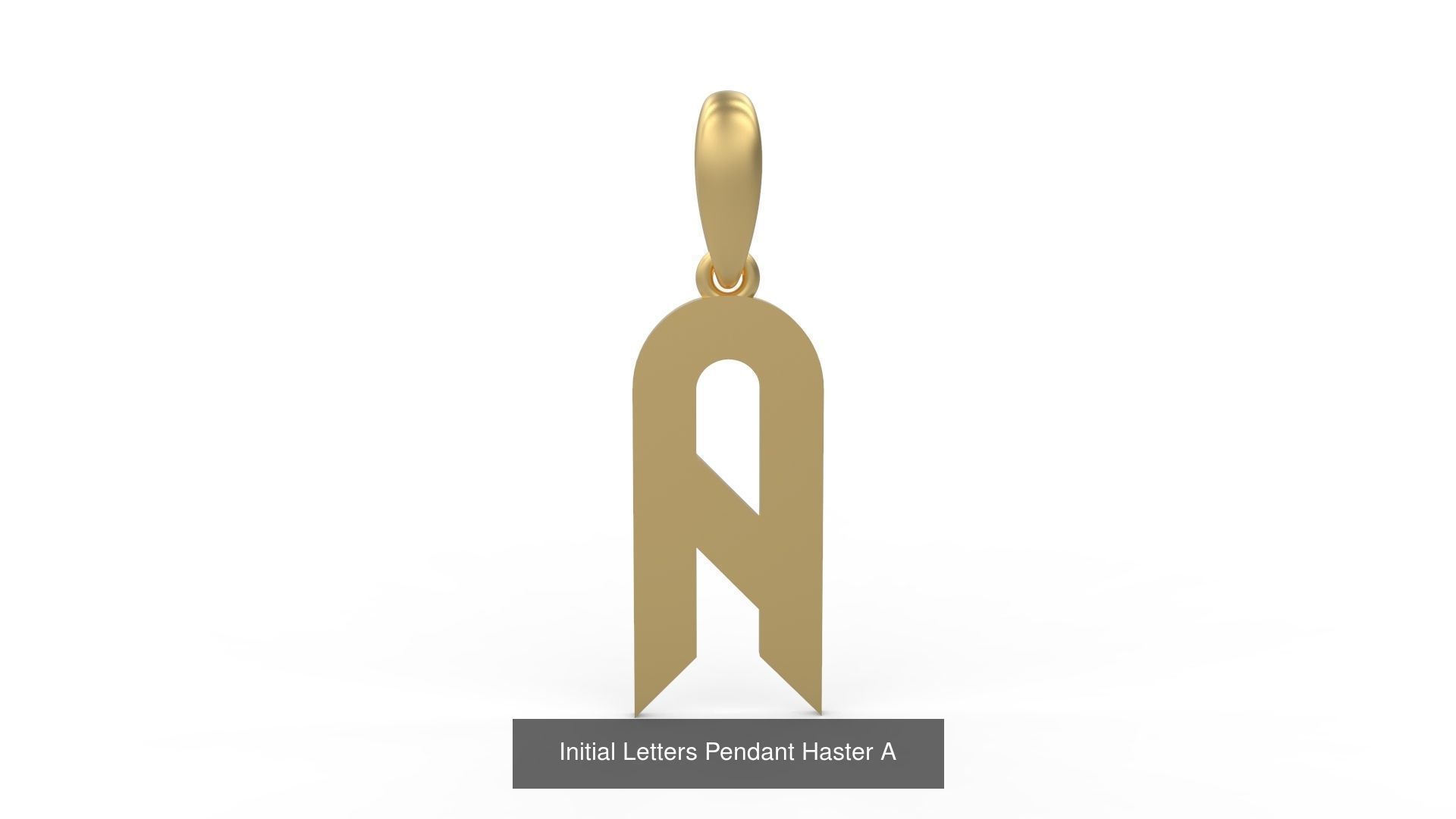 Initial Letters Pendant Alphabets Haster 3D Model Collection_3