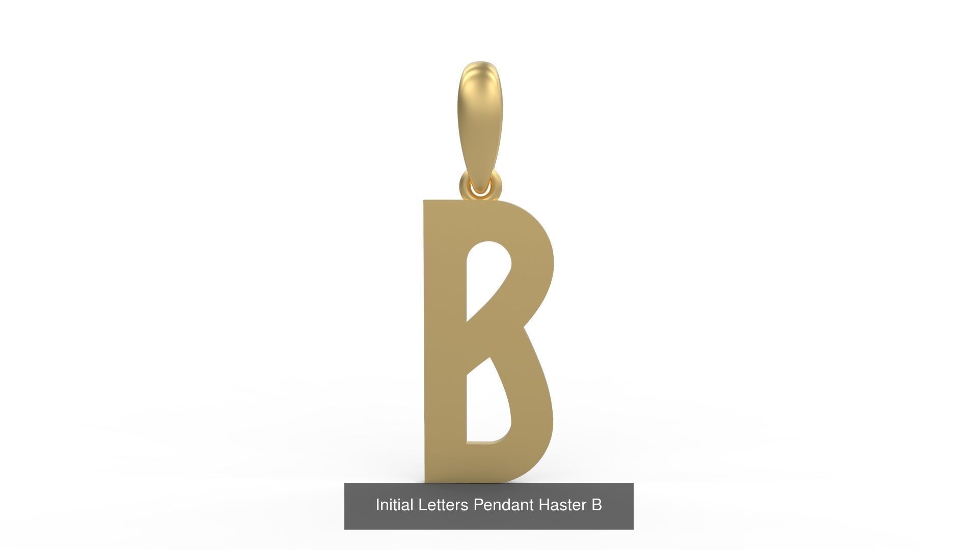 Initial Letters Pendant Alphabets Haster 3D Model Collection_4