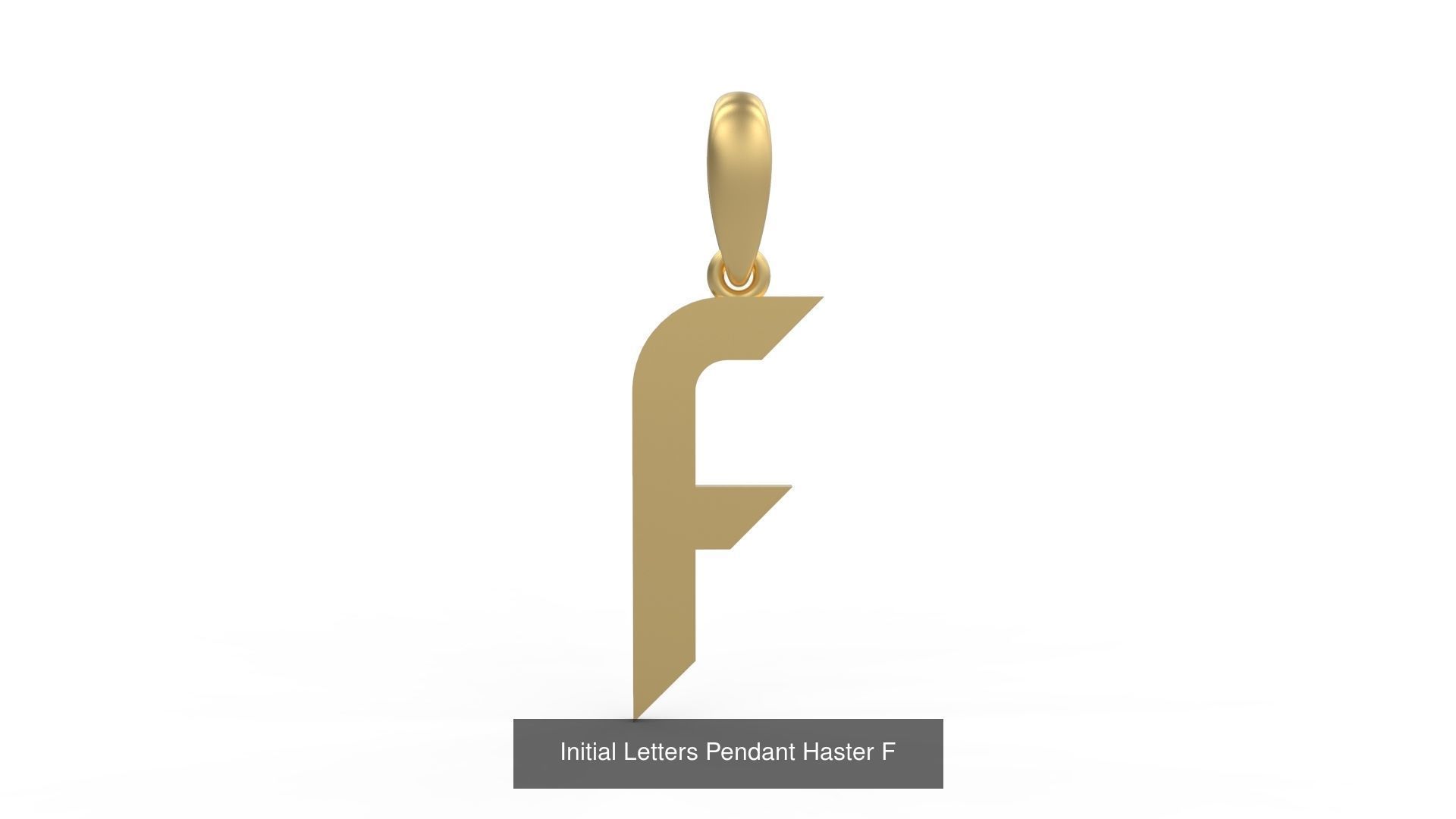 Initial Letters Pendant Alphabets Haster 3D Model Collection_8