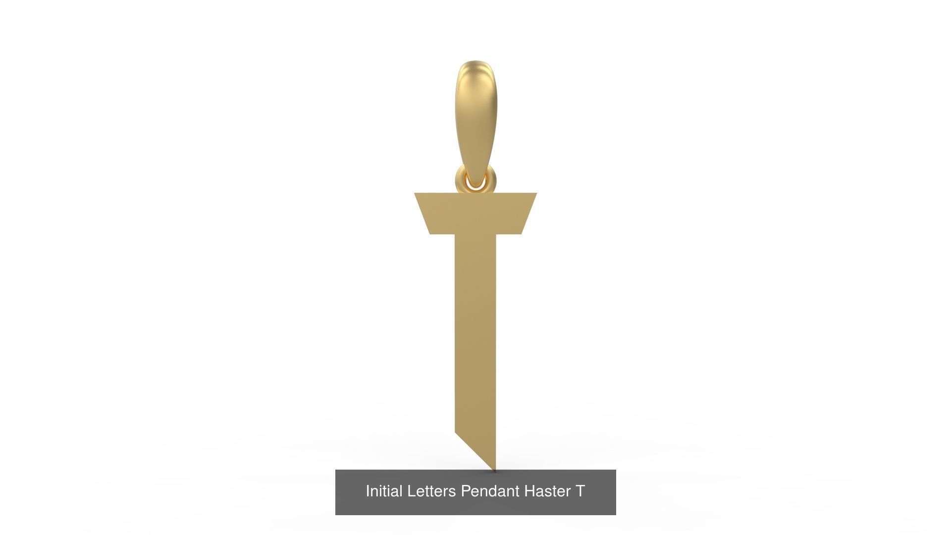 Initial Letters Pendant Alphabets Haster 3D Model Collection_22