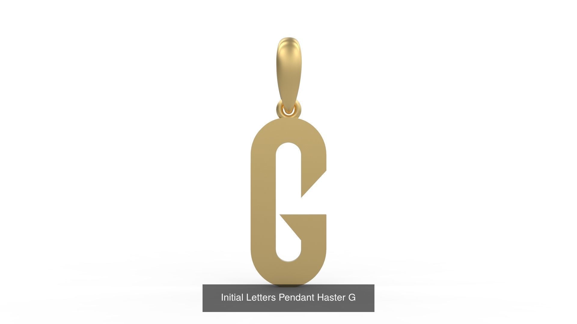 Initial Letters Pendant Alphabets Haster 3D Model Collection_9
