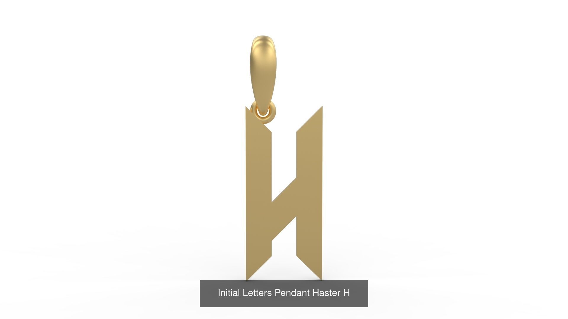 Initial Letters Pendant Alphabets Haster 3D Model Collection_10