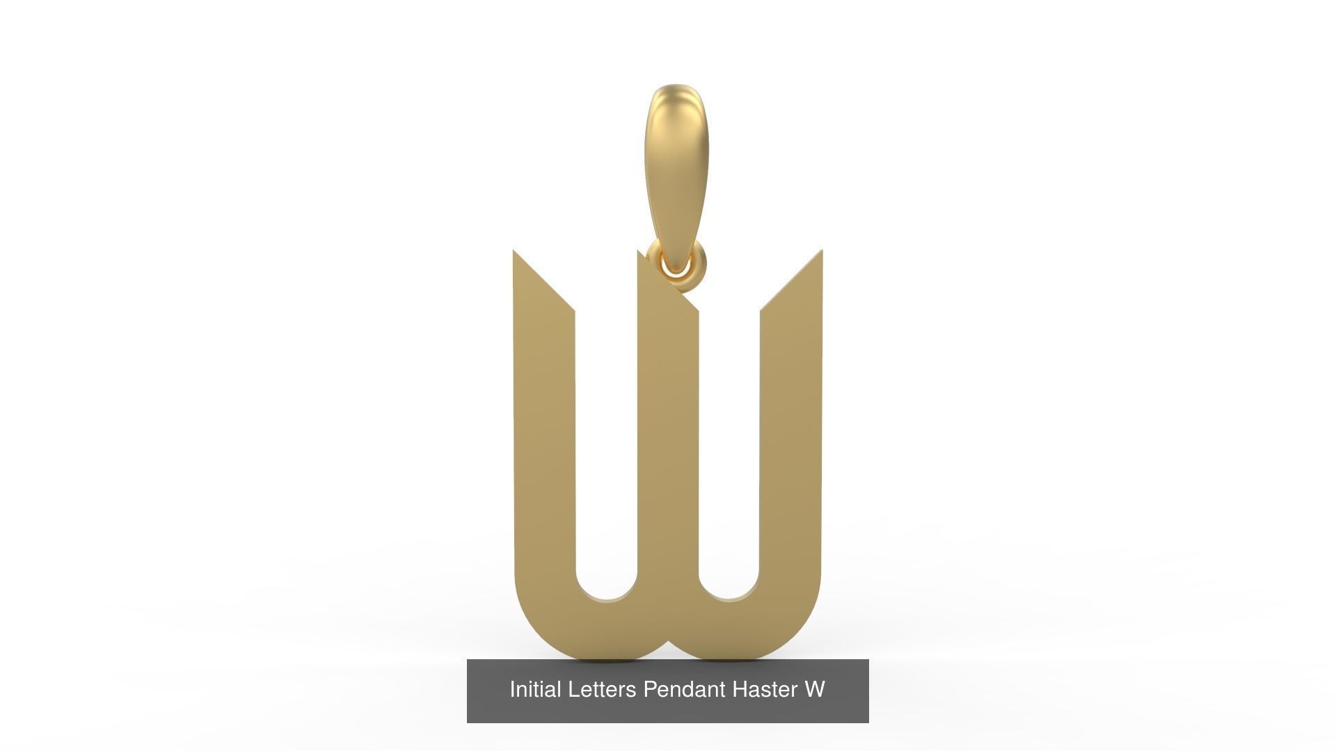Initial Letters Pendant Alphabets Haster 3D Model Collection_25