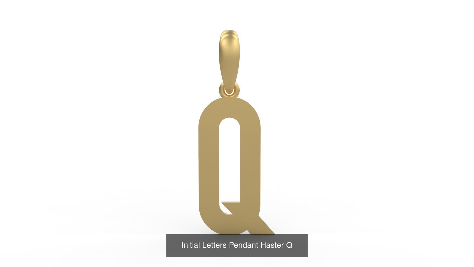 Initial Letters Pendant Alphabets Haster 3D Model Collection_19