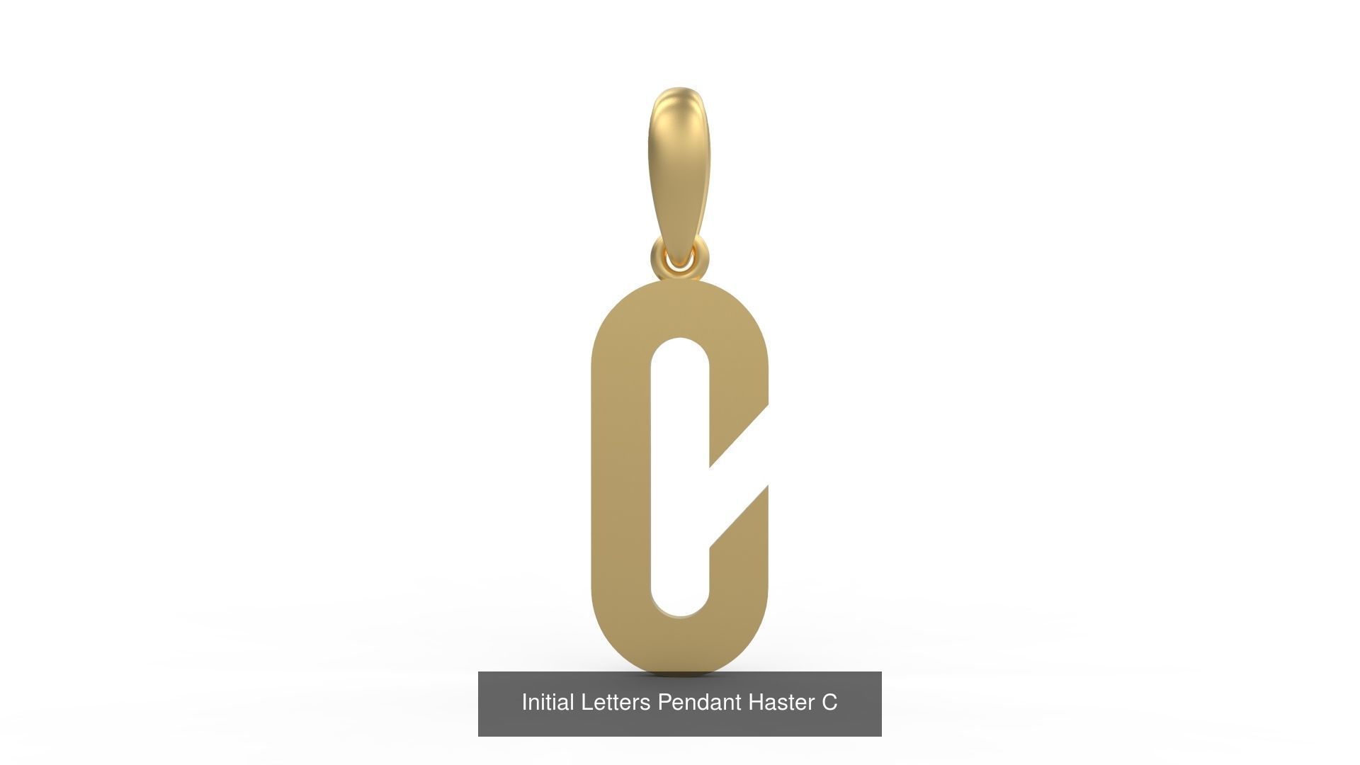 Initial Letters Pendant Alphabets Haster 3D Model Collection_5