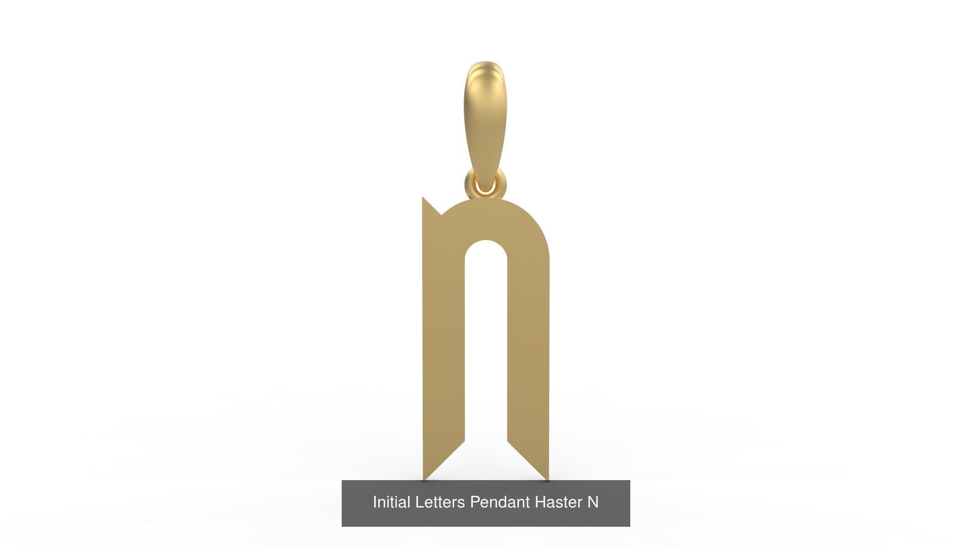 Initial Letters Pendant Alphabets Haster 3D Model Collection_16