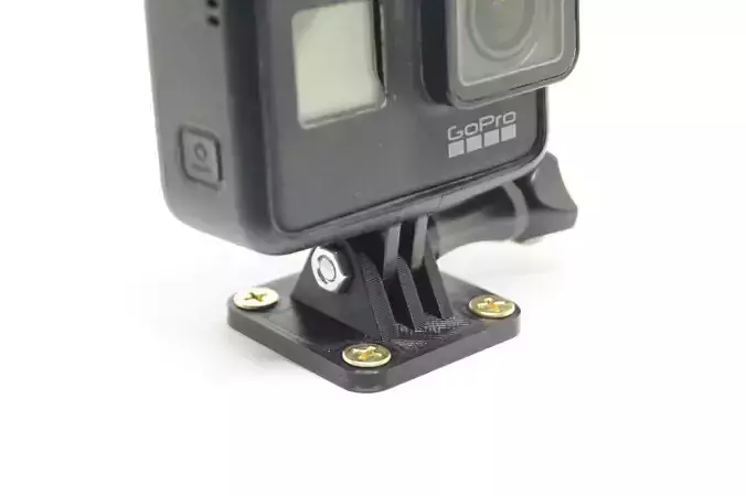 STL-FILE for Screw Mount to GoPro Hero