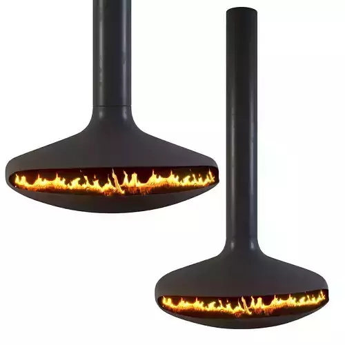 Focus creation GYROFOCUS Fireplace 3D model
