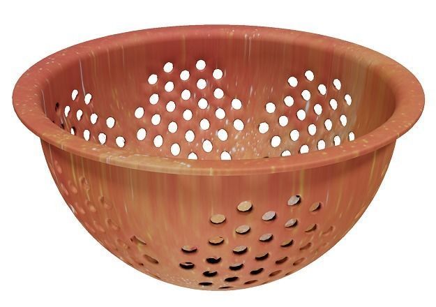 Marvelous Fruit Bowl Low-poly 3D model_1