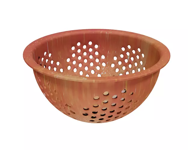 Marvelous Fruit Bowl Low-poly 3D model_0