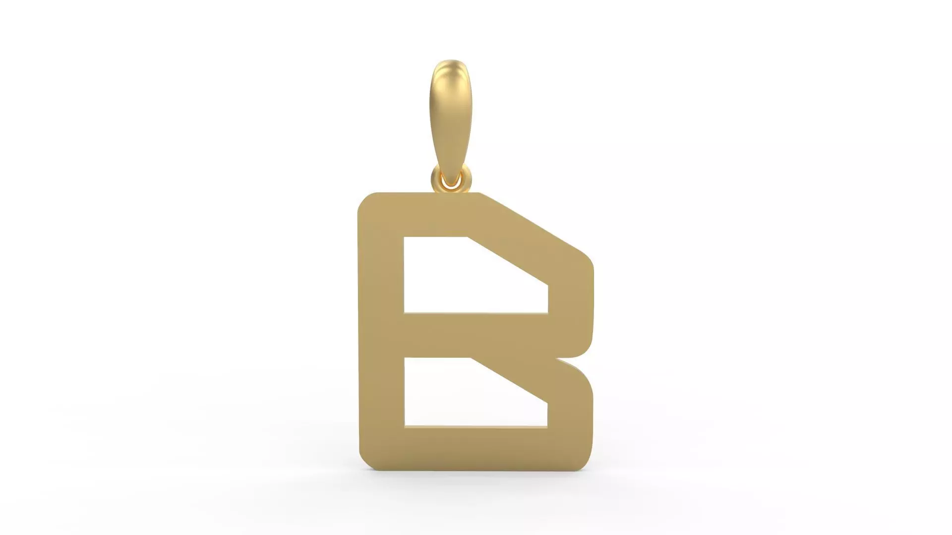 Initial Letters Pendant Transistor B 3D print model