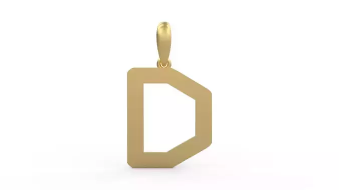Initial Letters Pendant Transistor D