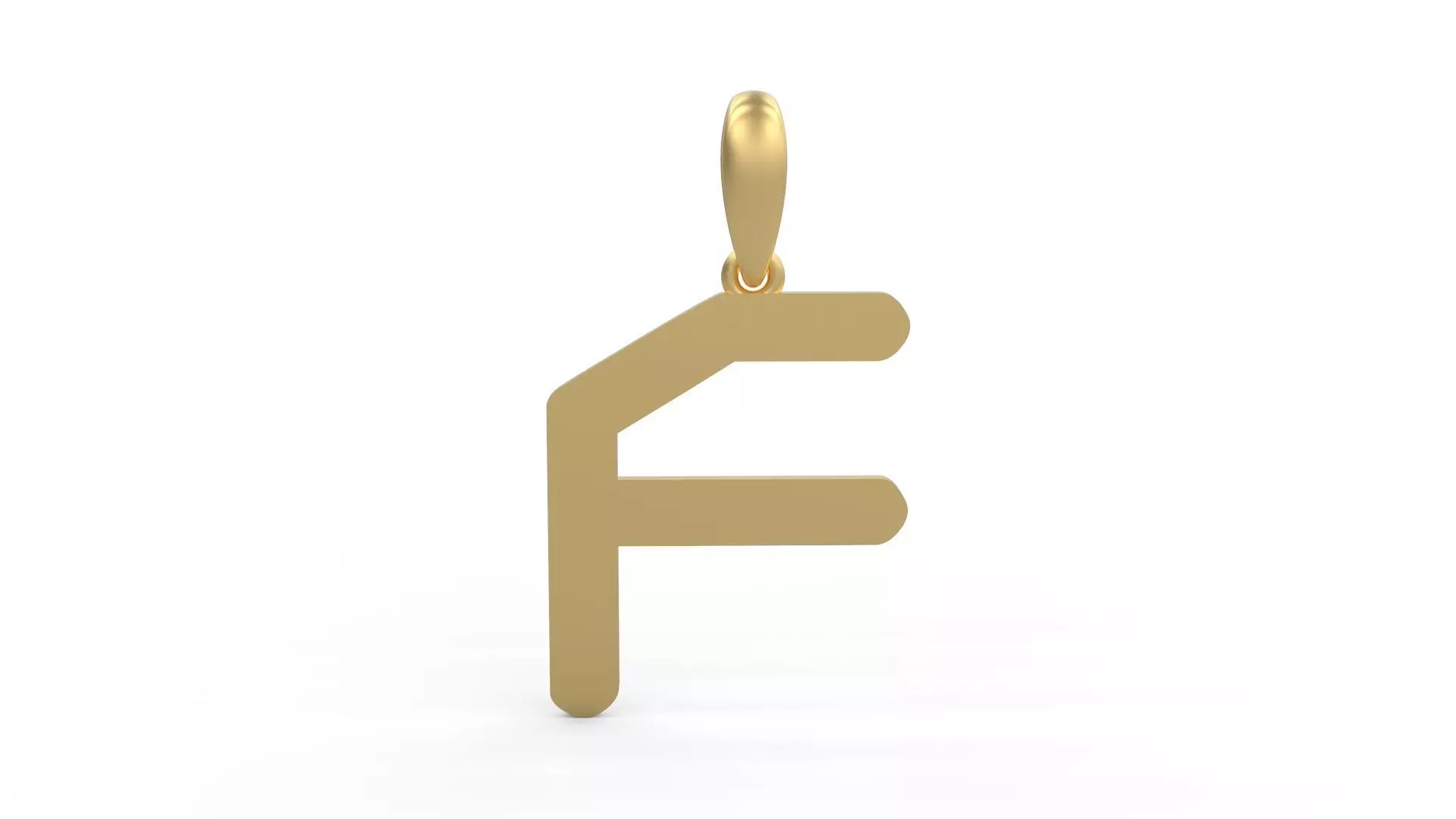 Initial Letters Pendant Transistor F 3D print model