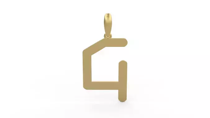 Initial Letters Pendant Transistor G