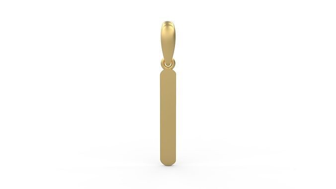 Initial Letters Pendant Transistor I 3D print model