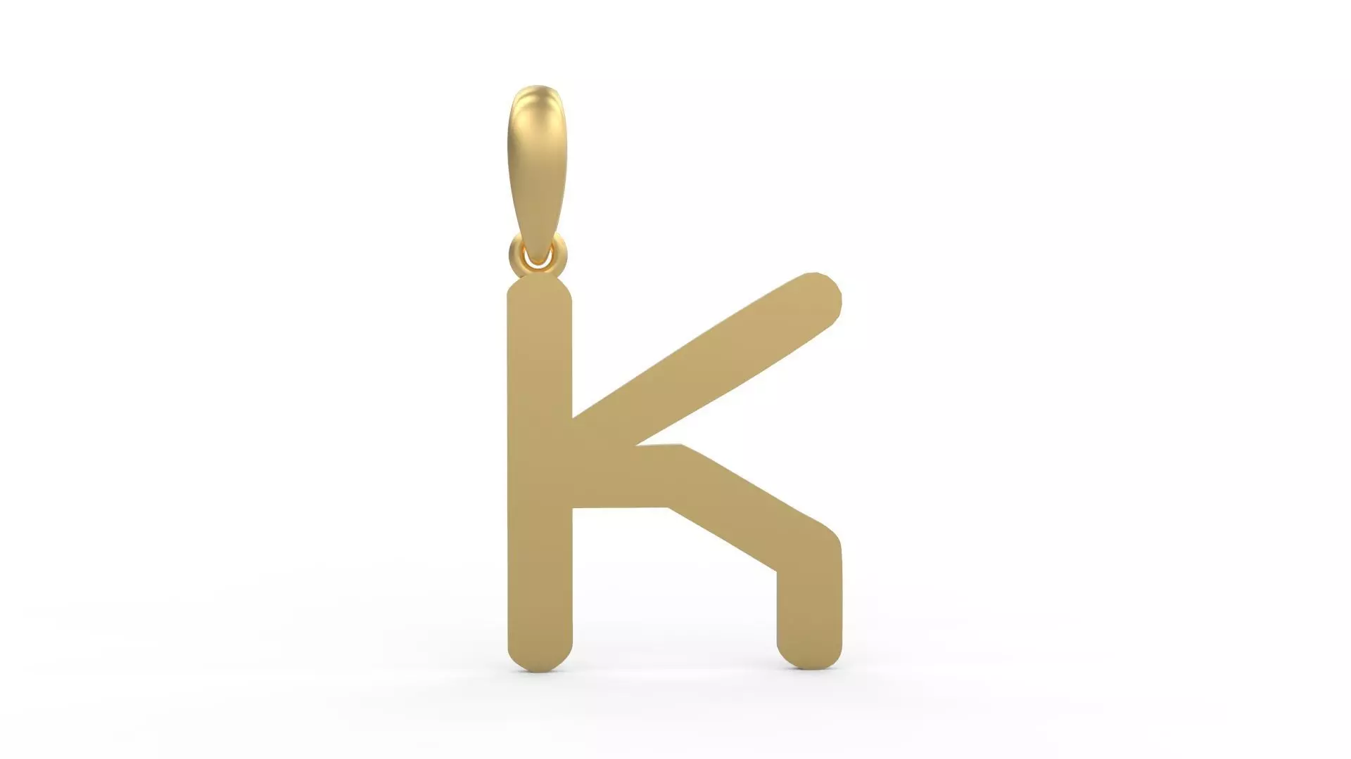 Initial Letters Pendant Transistor K 3D print model_0