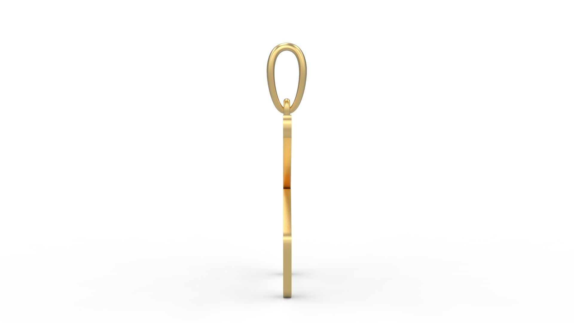 Initial Letters Pendant Transistor K 3D print model_2