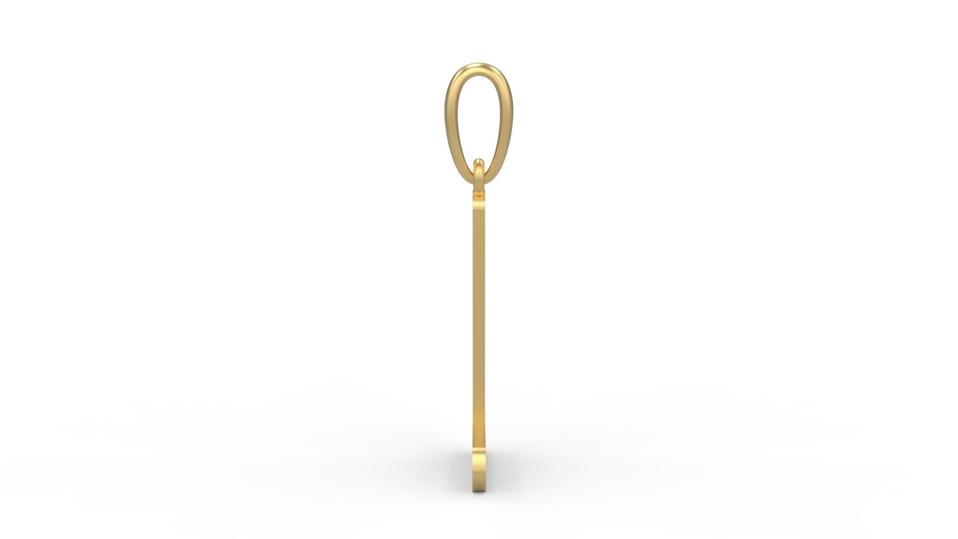 Initial Letters Pendant Transistor L 3D print model_2