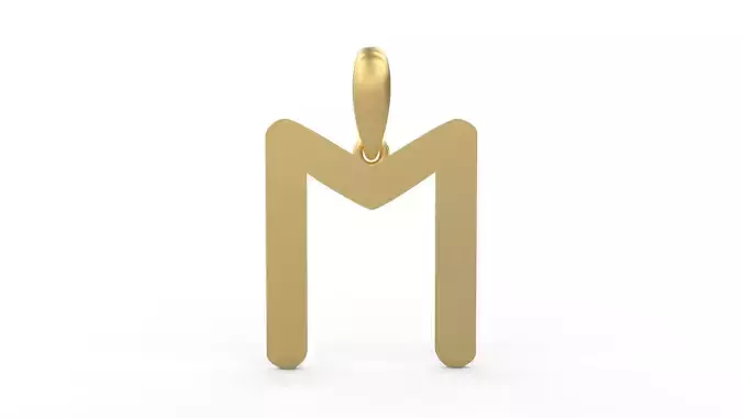 Initial Letters Pendant Transistor M