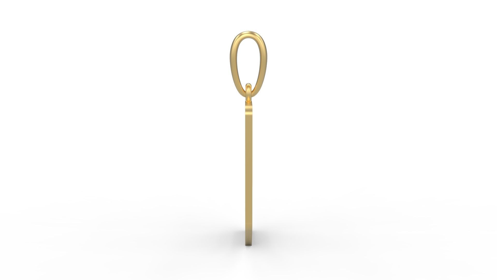 Initial Letters Pendant Transistor O 3D print model_2