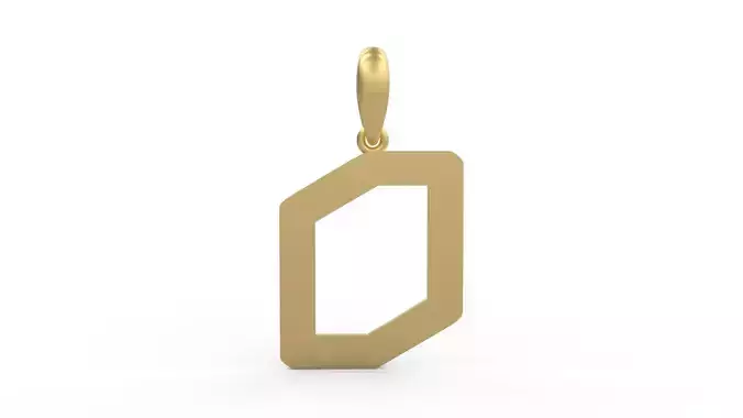 Initial Letters Pendant Transistor O